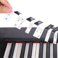 Reusable 88 Key Piano Note Guide Strip with Staff and Note Names
