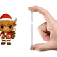 2D Highland Cow Advent Calendar 24 Days Christmas Countdown Calendar for Xmas Tree