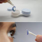 Manual Contact Lens Cleaner Washer and Contact Lens Storage Case with Mirror
