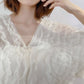 16Pcs Brooch Anti-Exposure Neckline Double-Headed Artificial Pearl Looper Right Angle