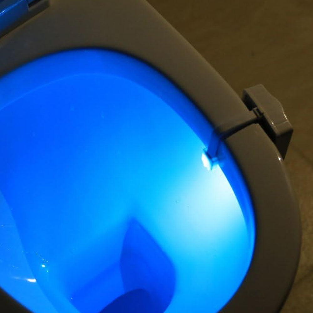 2Pcs Toilet Night Light with Star Projector Motion Sensor Activated LED Lamp
