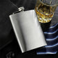 Stainless Steel Hip Flask for Men Portable Leak Resistant Pocket Liquor Bottle for Outdoor Travel