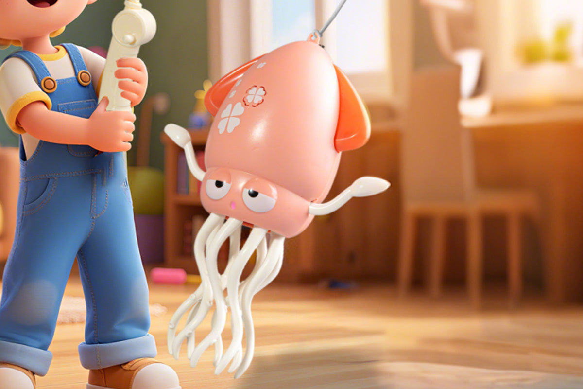 Dancing Octopus Toy Electric Crawling Octopus Tummy Time Toy Dancing Music Squid