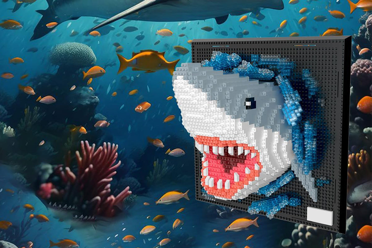 3D Wall Art Animal Building Blocks Set 3D Creative Building Toy