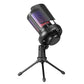 USB Gaming Microphone With RGB Indicator And Tripod Stand Condenser Microphone