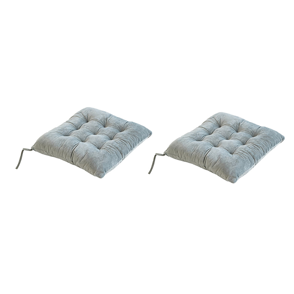 2Pcs Tie On Seat Cushion for Dining Patio Home Kitchen and Office Chairs