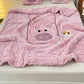 Pillow Blanket Throws Back Support Cushion