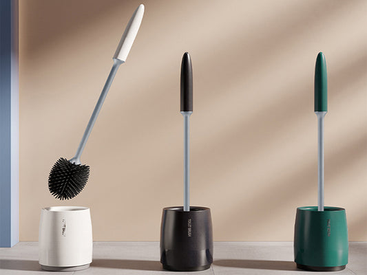 Toilet Brush with Quick Drying Holder