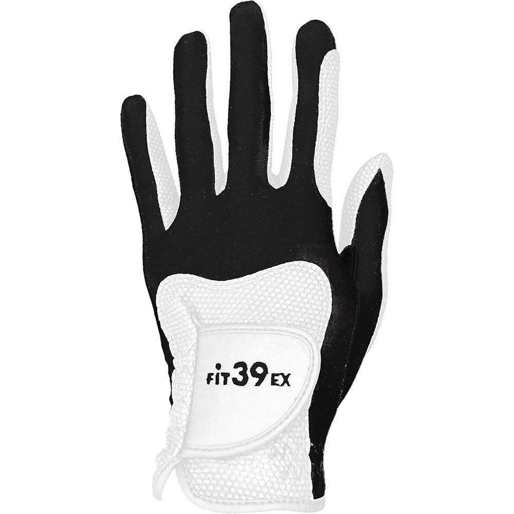 Stretch Breathable Washable Golf Glove with Slip Resistant Grip for Men Women-White