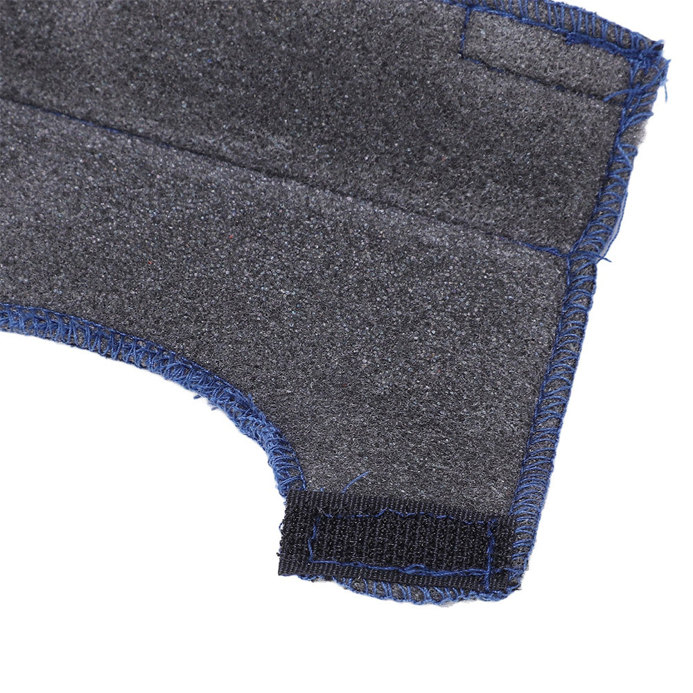 2 Cotton Foam Hard Hat Sweatbands with Hook and Loop