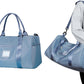 30L Gym Travel Duffel Bag with Waterproof Pocket and Shoe Compartment for Weekend Overnight Trip