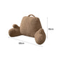 Fluffy Backrest Reading Pillow Neck Lumbar Support Chair Cushion with Arms