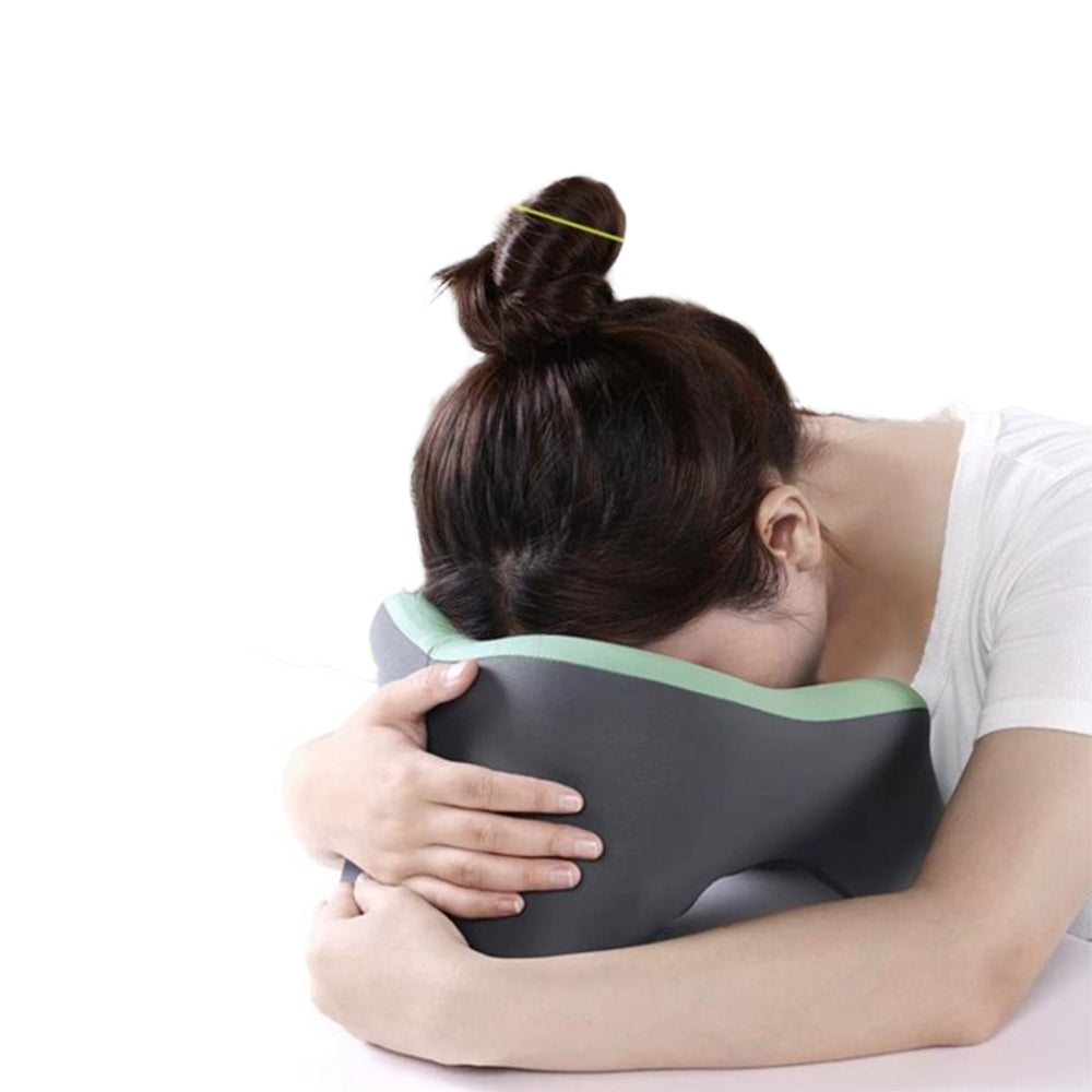 Travel Memory Foam U-Shaped Neck Support Headrest Pillow