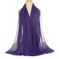 Chiffon Evening Dress Shawl for Weddings Parties 70x170cm