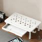 Adjustable Monitor Stand Riser with Drawer Storage Metal Desk Organizer