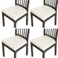 4Pcs Waterproof  PU Leather Stretch Seat Cushion Cover