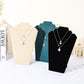2Pcs Foldable Flannel Necklace Jewelry Bust Display Stands