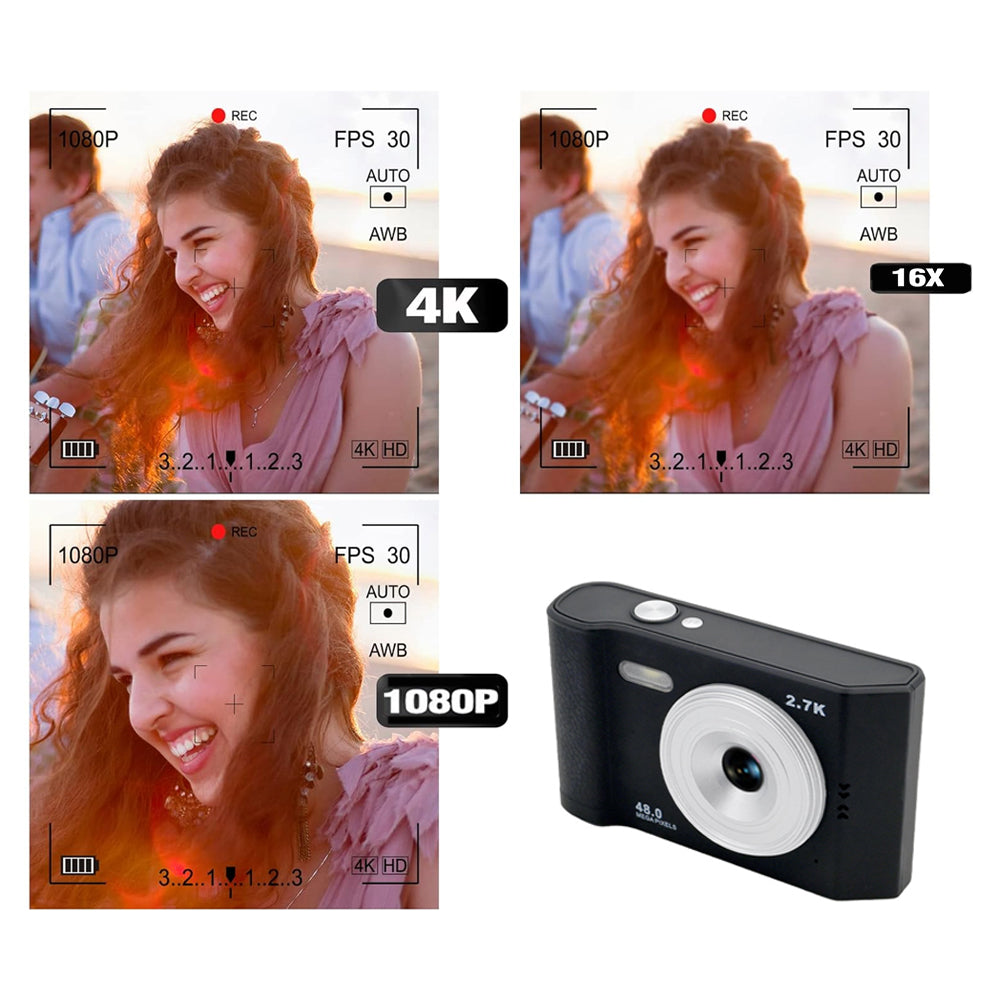 48MP HD Digital Camera Toy with 32G Memory Card
