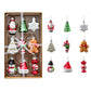 Glass Painted Christmas Ornaments Christmas Tree Hanging Decorations