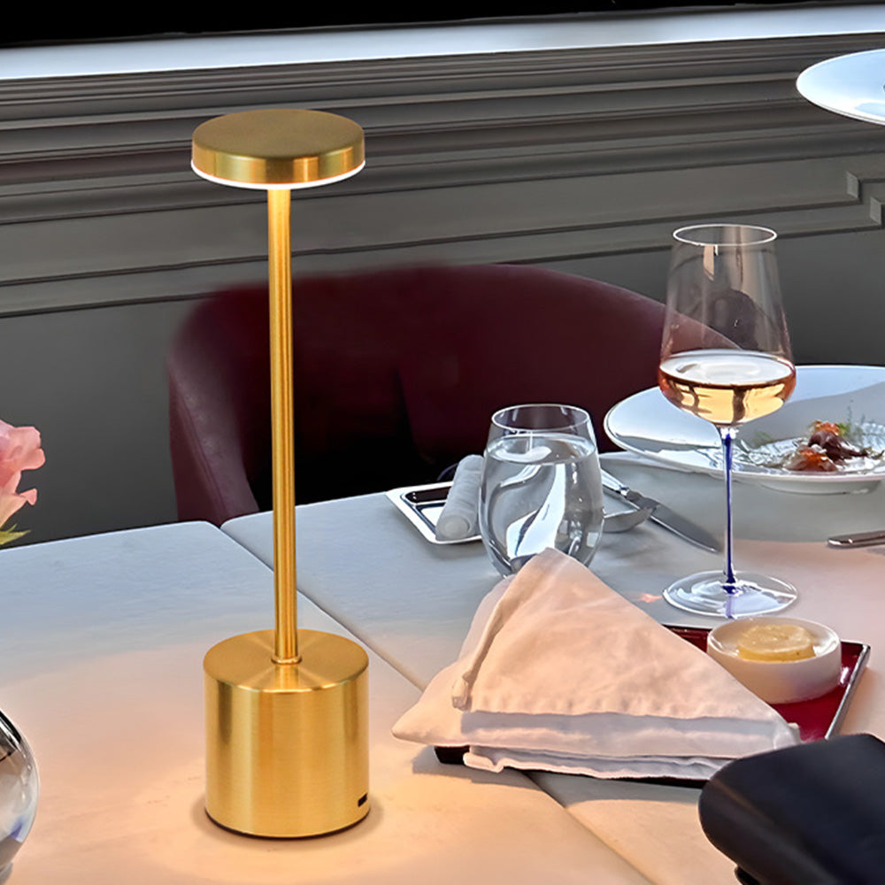 Three Color Rechargeable Touch Cordless Table Lamp for Dining Room