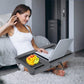 Lap Desk Laptop Stand with Tablet Phone Holder for Home Bed Sof