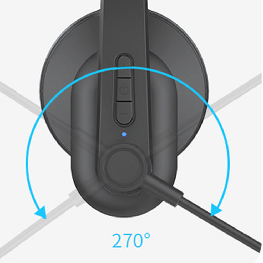 Bluetooth Headset with Microphone Wireless Business Headphones Mic