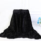 Solid Double-Sided Fuzzy Shaggy Blanket