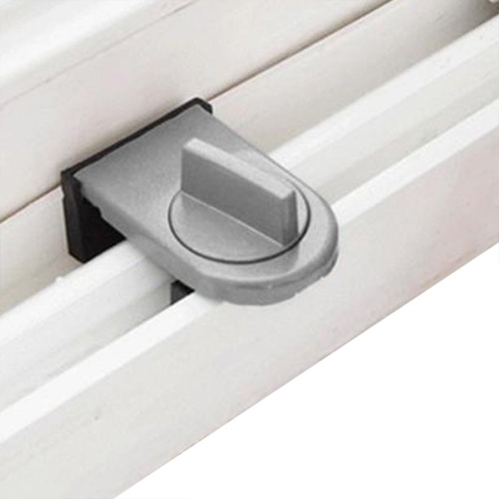 2Pcs Sliding Window Security Locks Adjustable Window Insurance Lock