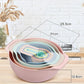 10Pcs Nested Mixing Bowls with Measuring Spoon