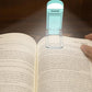 2Pcs USB Rechargeable Book Clip Bookmark Lamp