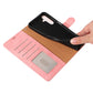 RFID Protective Flip Wallet Case Compatible with Samsung A17 A37 and A57-Pink