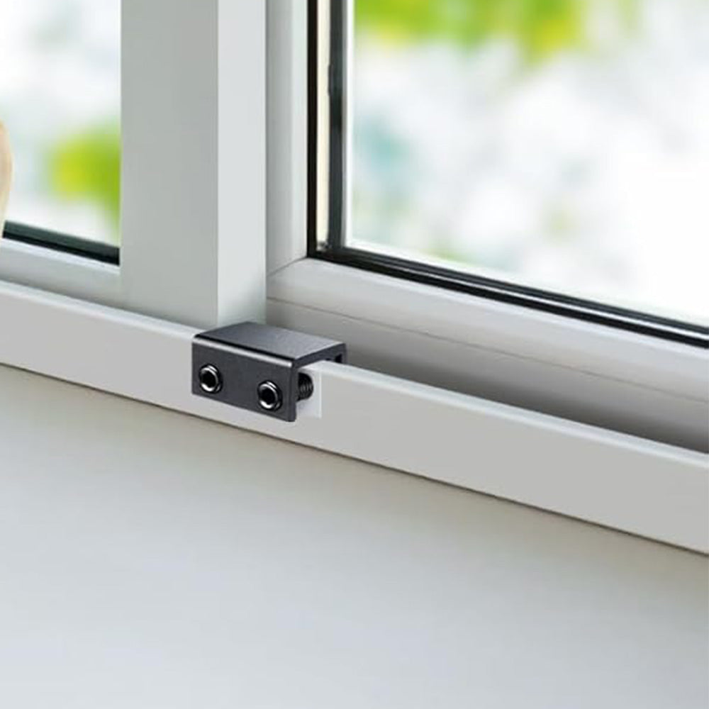 4 Pack Sliding Window Locks with Key for Vertical Horizontal Sliding Windows Doors