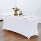 Spandex Fitted Tablecloth Rectangular Stretch Table Cover for Wedding Party