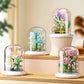 Light-Up Flower Building Blocks Kits with Dust Cover
