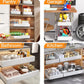 Expandable Slide-Out Cabinet Pantry Shelves Storage