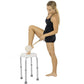 Round Adjustable Height Shower Stool With Anti-Skid Legs