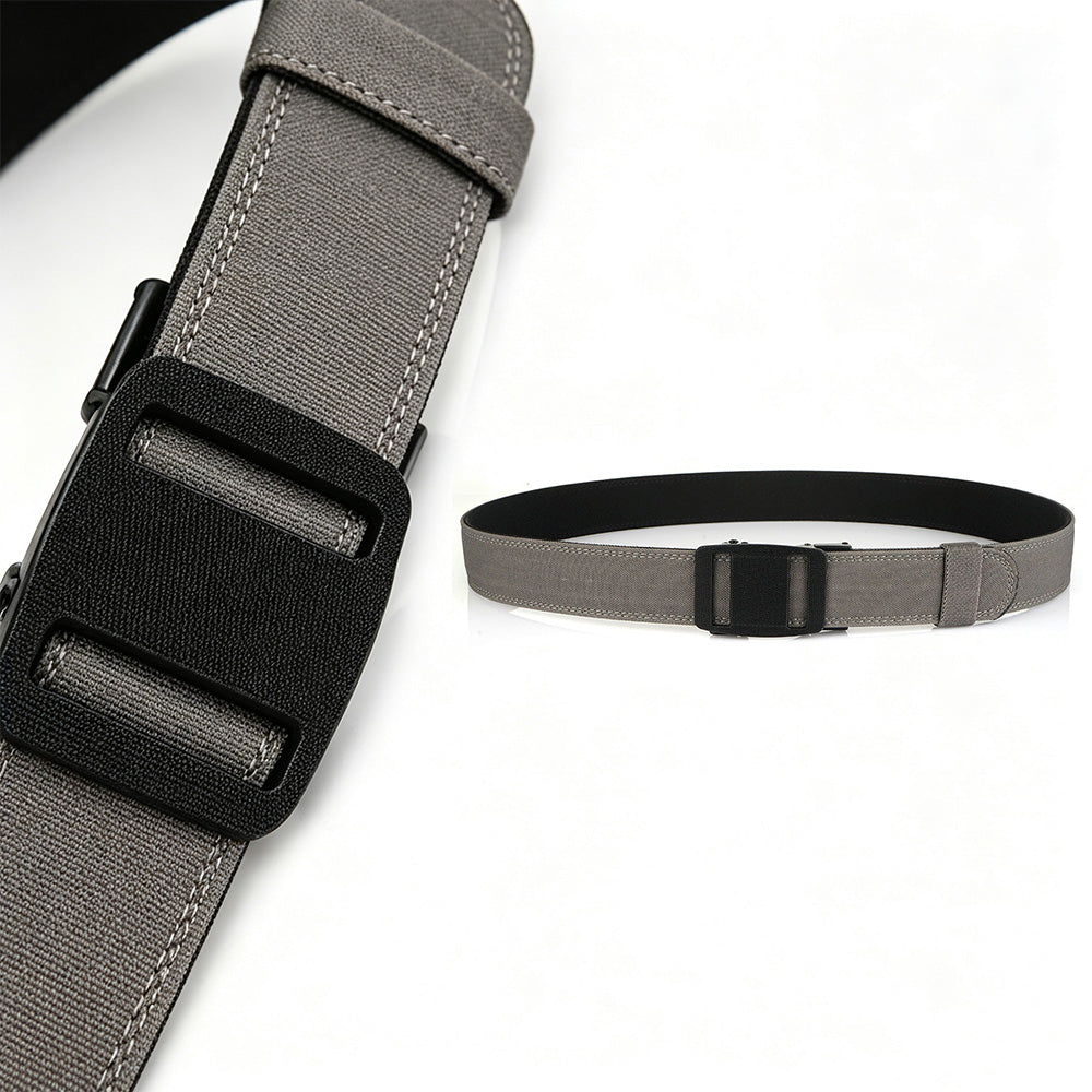 Double Layer Thickened Tactical Belt with Automatic Buckle