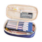 Large Capacity Expandable Zipper Pencil Case