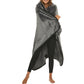 Warm Cozy Flannel Wearable Hooded Blanket for Adults