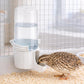 Bird Waterer Automatic Gravity Drinking Fountain for Cage with Anti Drowning Tray