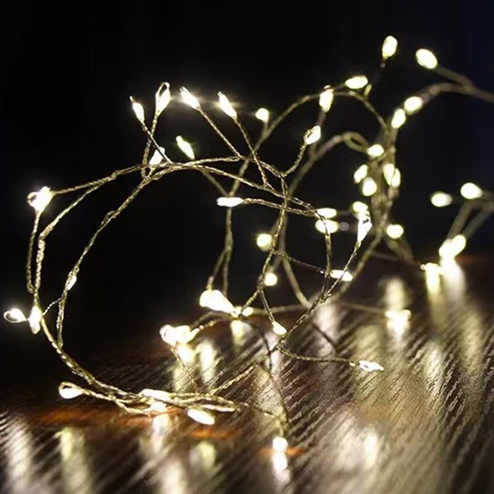 Solar String Lights Outdoor Waterproof Fairy Lights for Patio Balcony-Style 1