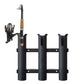 3 Tube Fishing Rod Holder Bracket Mounted Fishing Rack For Boats Garage Cooler
