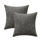 2 Pack Chenille Knit Throw Pillow Covers for Couch Bed