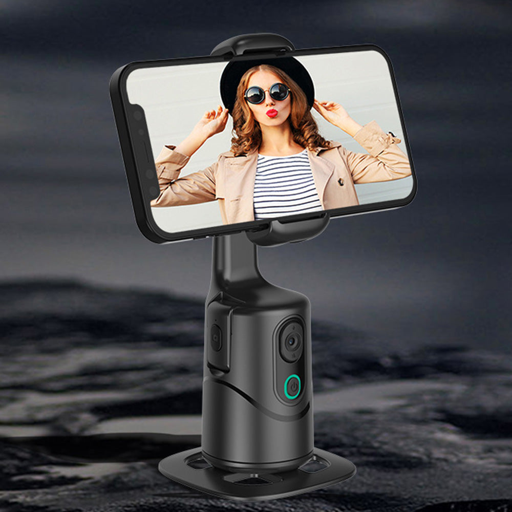 Auto Face Tracking Tripod Phone Stand with Remote Gesture Control for TikTok