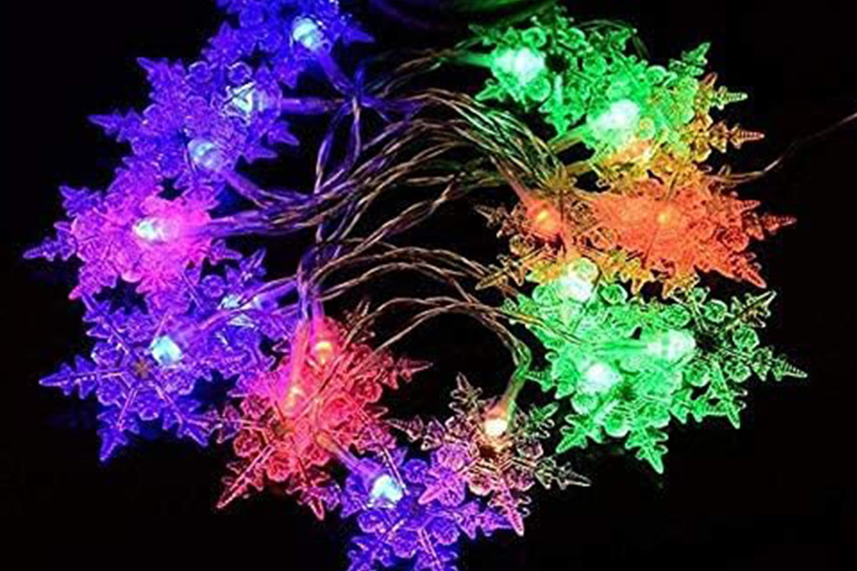 4m Curtain String Lights Waterproof Christmas Window Lights for Party Decorations