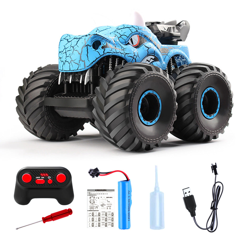 2.4G Remote Control Dinosaur Spray Off Road Truck with LED Lights