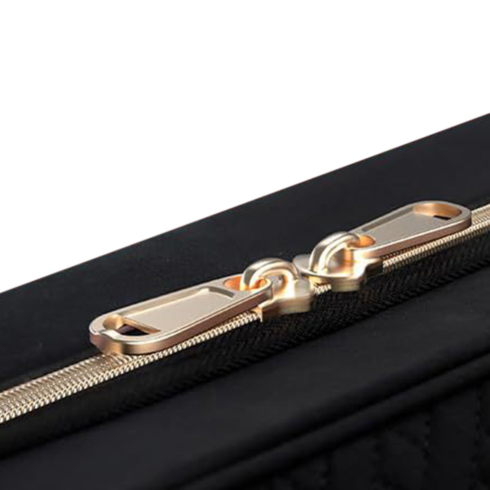 Travel Toiletry Bag with Waterproof Compartments and Hanging Hook