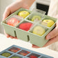 3 Pack Silicone Ice Cube Trays with Lids Large Ice Mold for Freezer