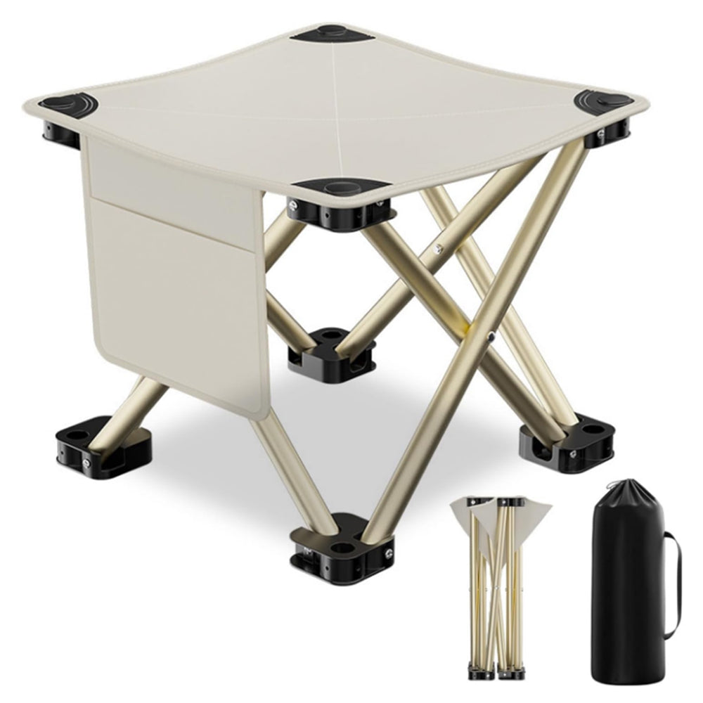 Portable Outdoor Folding Camping Stool for Fishing Hiking Travel with Carry Bag