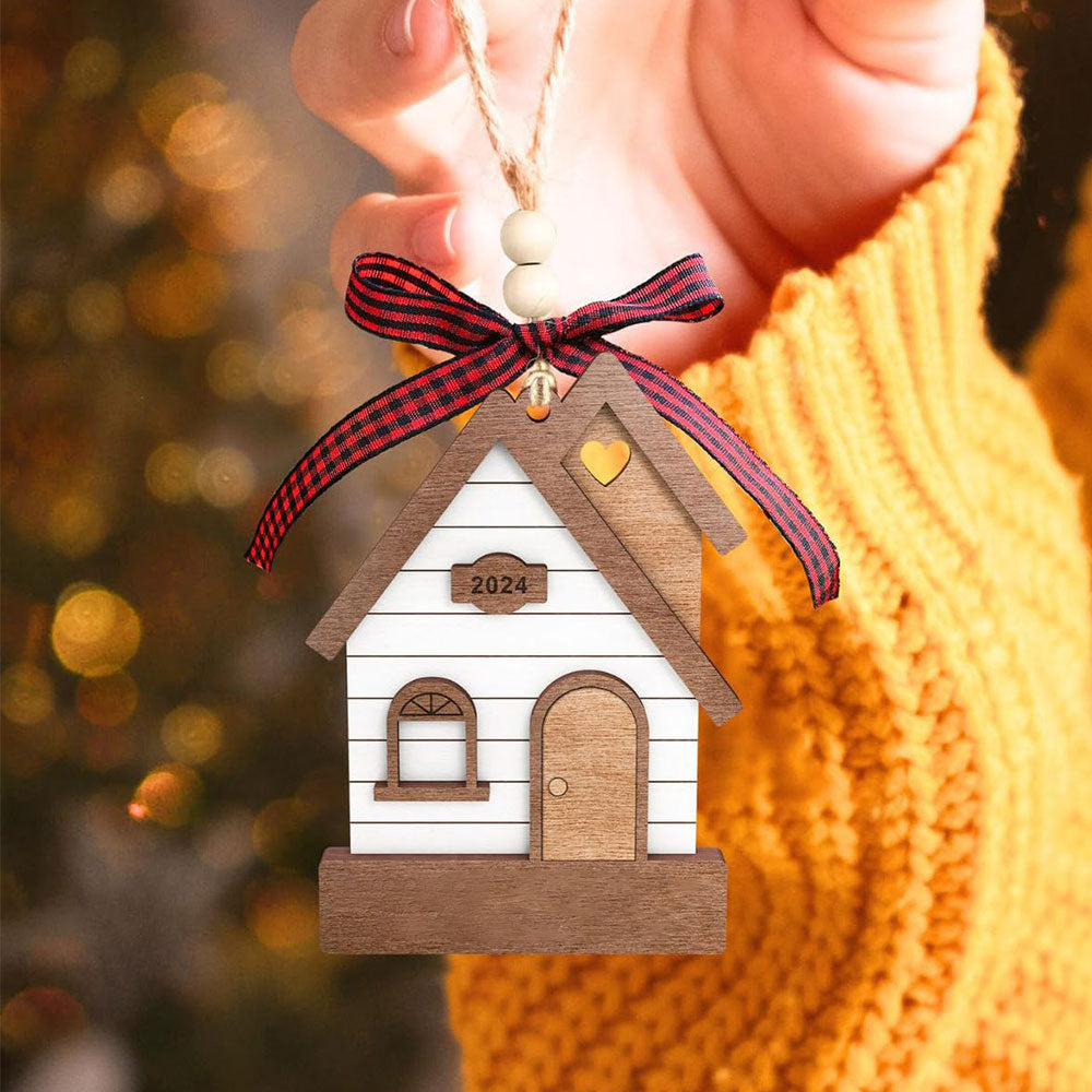 Christmas Home Ornament 2024 New Home New Beginning Housewarming Ornament